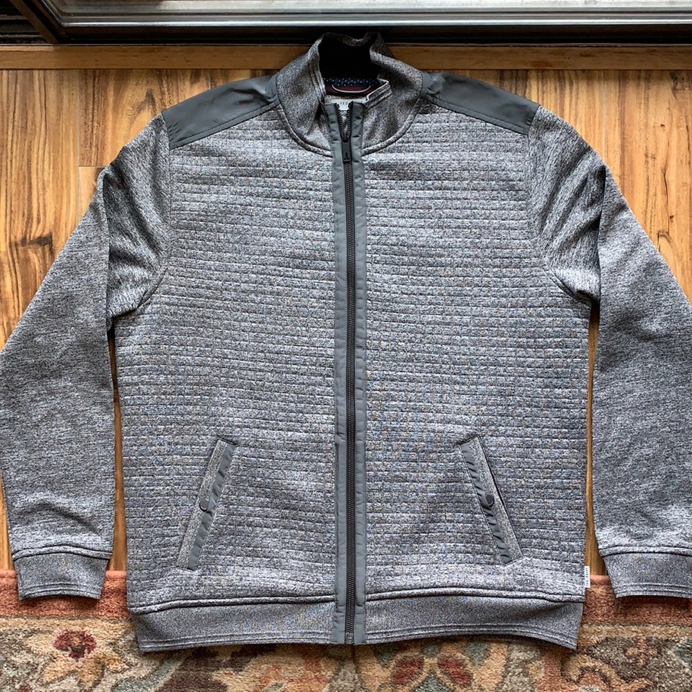 Ted Baker designer quilted bomber jacket